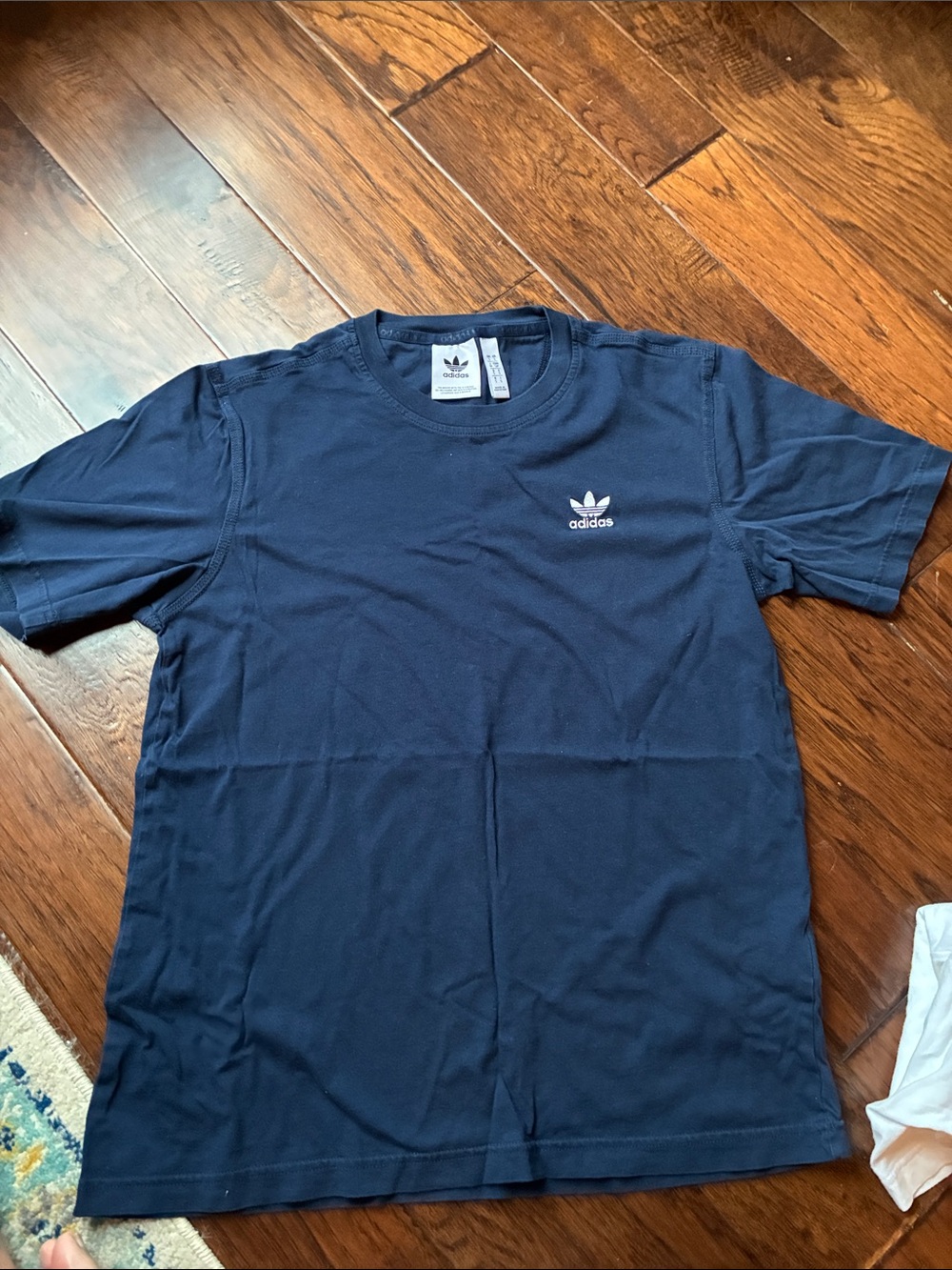 adidas Men’s Navy Trefoil Logo Short Sleeve Tee